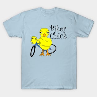 Biker Chick Text T-Shirt